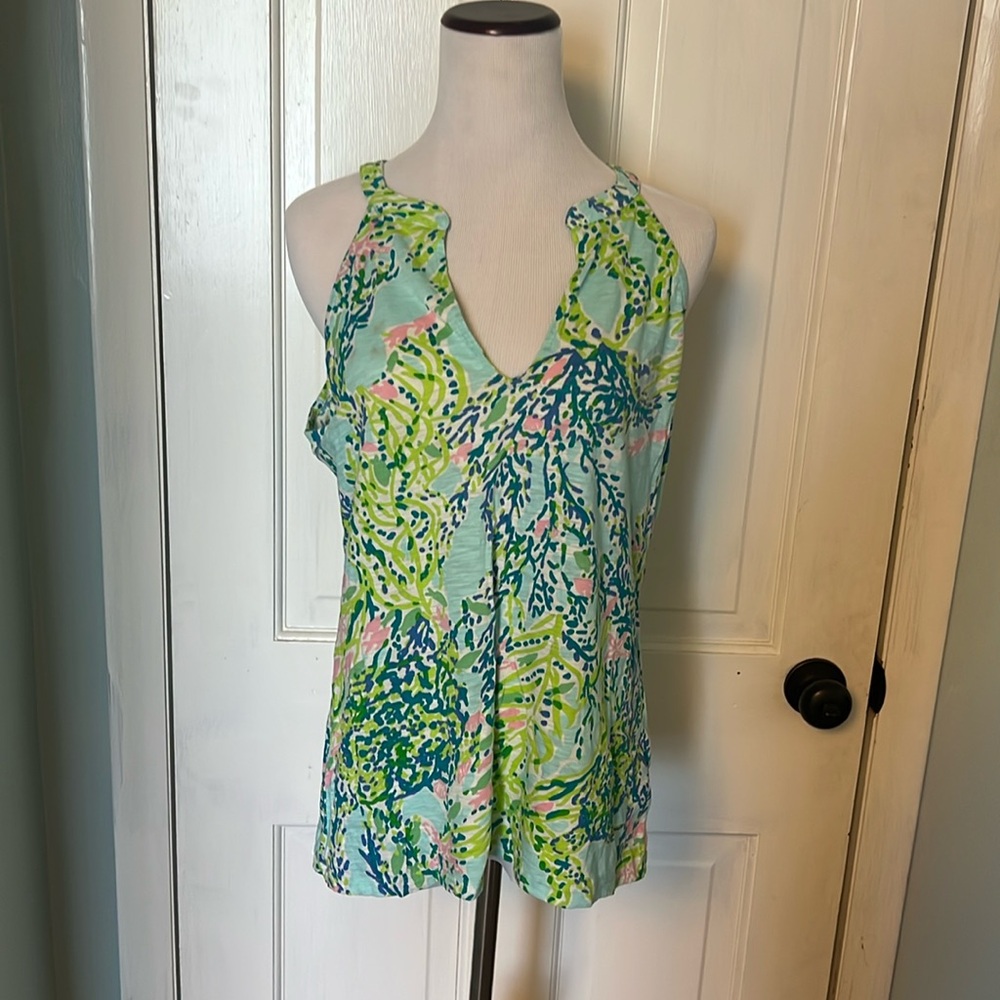 Lilly Pulitzer blue heaven tank